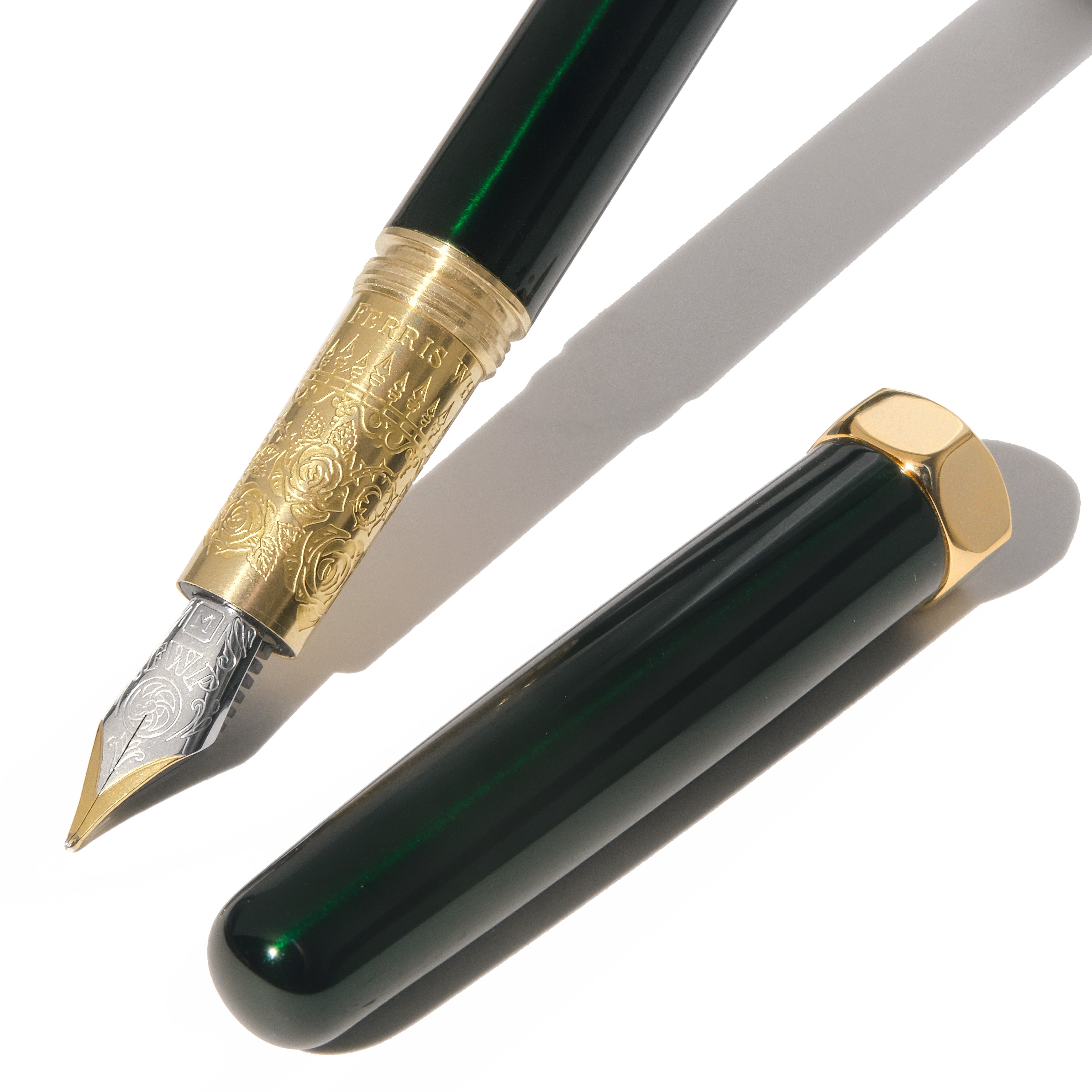 The Bijou Fountain Pen - Emerald Gardens