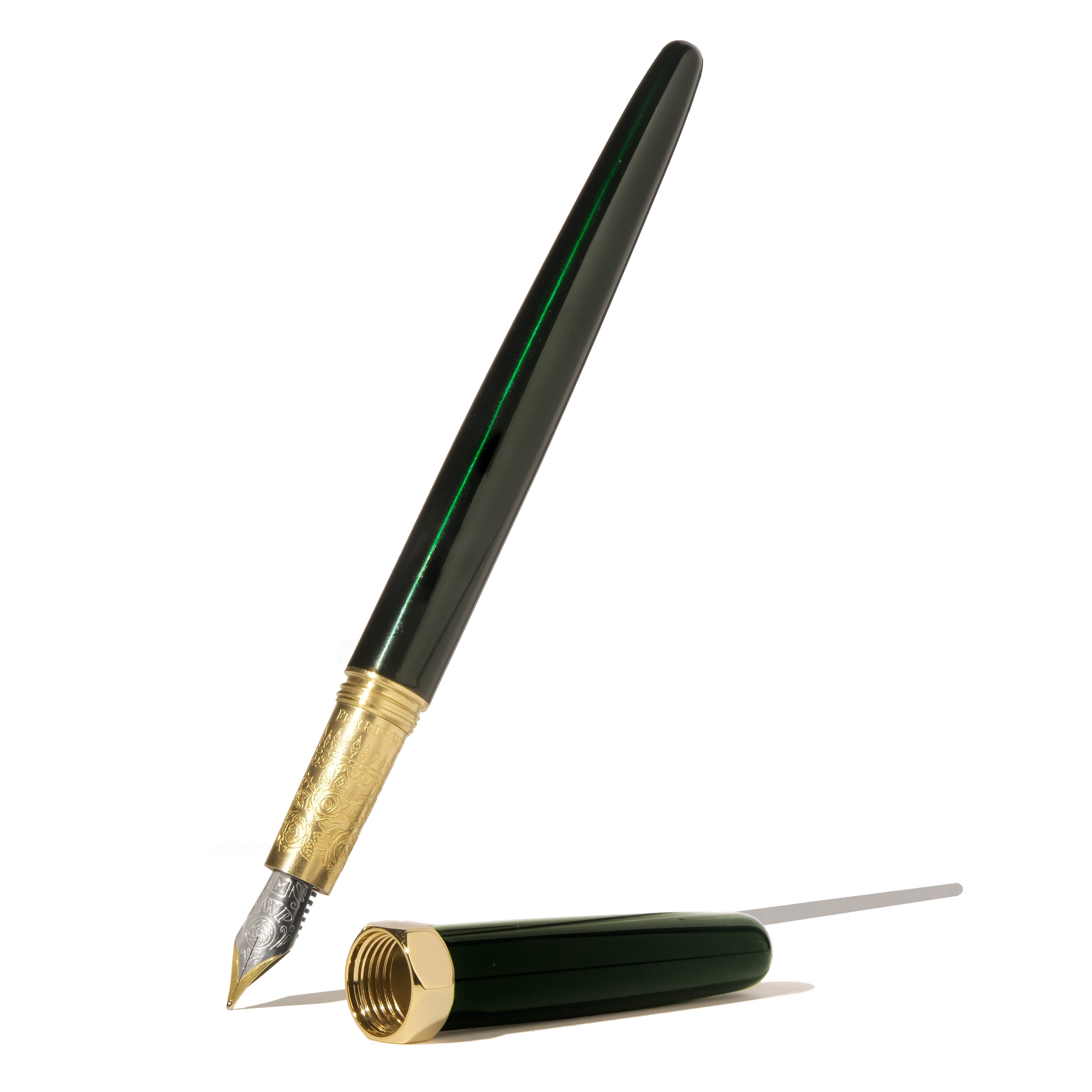 The Bijou Fountain Pen - Emerald Gardens